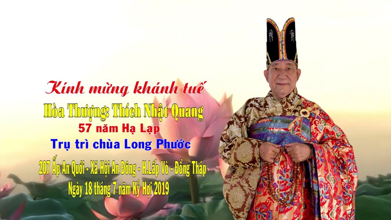 Lễ Khánh Tuế - HT Thích Nhật Quang - Chùa Long Phước